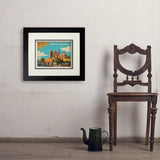 France: Paris, Notre Dame, Horizontal - Art Print, 11x14 / Deluxe / Black