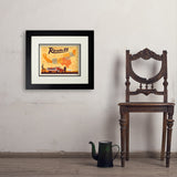 Route 66 Map - Art Print, 11x14 / Deluxe / Black