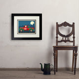 Nashville Or Bust - Art Print, 11x14 / Deluxe / Black