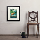 Caribou-Targhee National Forest - Art Print, 11x14 / Deluxe / Black