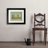 Flip Flops Hangin’ Out Together - Art Print, 11x14 / Deluxe / Black