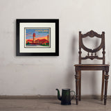 Portland, Oregon: Union Station - Art Print, 11x14 / Deluxe / Black
