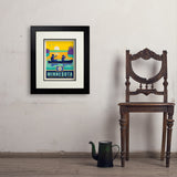 Minnesota State Pride (Old Flag) - Art Print, 11x14 / Deluxe / Black