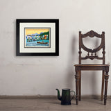 Flathead Lake, Montana (Horizontal) - Art Print, 11x14 / Deluxe / Black