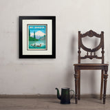 Mount Shasta, California - Art Print, 11x14 / Deluxe / Black