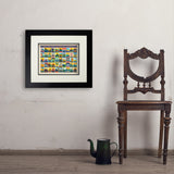 50-State Multi-Image Design - Art Print, 11x14 / Deluxe / Black