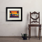 West Coast Surf Van - Art Print, 11x14 / Deluxe / Black