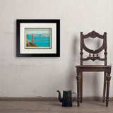 San Francisco: Golden Gate Bridge-Horizontal - Art Print, 11x14 / Deluxe / Black