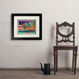 Memphis, TN: Picture Letters - Art Print, 11x14 / Deluxe / Black
