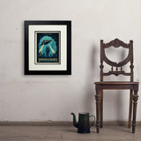 20,000 Leagues Under the Sea: Jules Verne - Art Print, 11x14 / Deluxe / Black