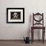 Pirate Flag - Art Print, 11x14 / Deluxe / Black