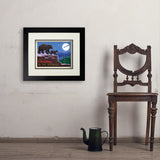 Christmas In The Smokies - Art Print, 11x14 / Deluxe / Black