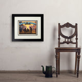 Memphis, TN: Beale Street Sunset - Art Print, 11x14 / Deluxe / Black