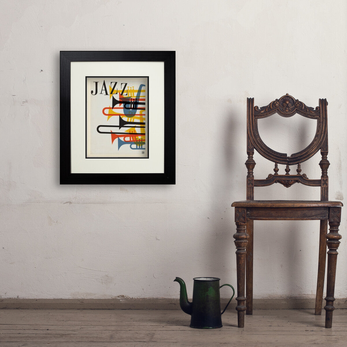 Mid-Century Jazz — Mid Century Modern Wall Art | Art Print