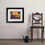 West Coast Surf Van (Pub Poster) - Art Print, 11x14 / Deluxe / Black