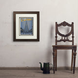 ...2026 Total Solar Eclipse: Reykjavik, Iceland - Art Print, 11x14 / Deluxe / Brown