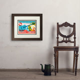 Lookin' Pretty In Music City (Horizontal) - Art Print, 11x14 / Deluxe / Brown