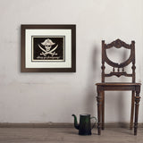 Pirate Flag - Art Print, 11x14 / Deluxe / Brown