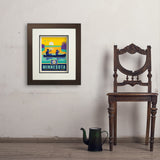 Minnesota State Pride (Old Flag) - Art Print, 11x14 / Deluxe / Brown