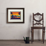 West Coast Surf Van - Art Print, 11x14 / Deluxe / Brown