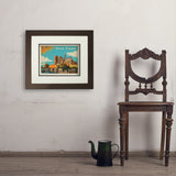 France: Paris, Notre Dame, Horizontal - Art Print, 11x14 / Deluxe / Brown