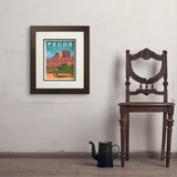 Pecos National Historical Park, NM - Art Print, 11x14 / Deluxe / Brown