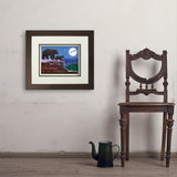 Christmas In The Smokies - Art Print, 11x14 / Deluxe / Brown