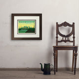 Nashville Skyline: Horizontal - Art Print, 11x14 / Deluxe / Brown