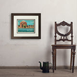 San Francisco: Palace of Fine Arts - Art Print, 11x14 / Deluxe / Brown