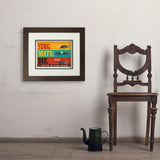 Cicada Invasion: Sing. Mate. Die. (Horizontal) - Art Print, 11x14 / Deluxe / Brown
