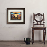Memphis, TN: Beale Street Sunset - Art Print, 11x14 / Deluxe / Brown