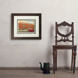 Old Glory: Distillery Building - Art Print, 11x14 / Deluxe / Brown