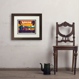 West Coast Surf Van (Pub Poster) - Art Print, 11x14 / Deluxe / Brown