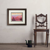 Grand Canyon National Park: 100th Anniversary (Horizontal) - Art Print, 11x14 / Deluxe / Brown