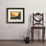 Zion National Park: 100th Anniversary (Horizontal) - Art Print, 11x14 / Deluxe / Brown