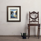 Ithaca, New York - Art Print, 11x14 / Deluxe / Brown