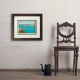 San Francisco: Golden Gate Bridge-Horizontal - Art Print, 11x14 / Deluxe / Brown