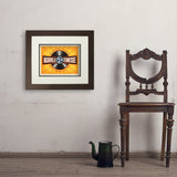 Music City: Vinyl Record (Horizontal) - Art Print, 11x14 / Deluxe / Brown