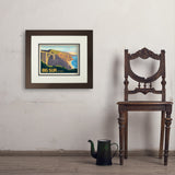 Big Sur, California: Bixby Bridge - Art Print, 11x14 / Deluxe / Brown