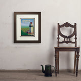 Heublein Tower - Art Print, 11x14 / Deluxe / Brown