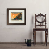 Yellowstone National Park: Old Faithful Inn - Art Print, 11x14 / Deluxe / Brown