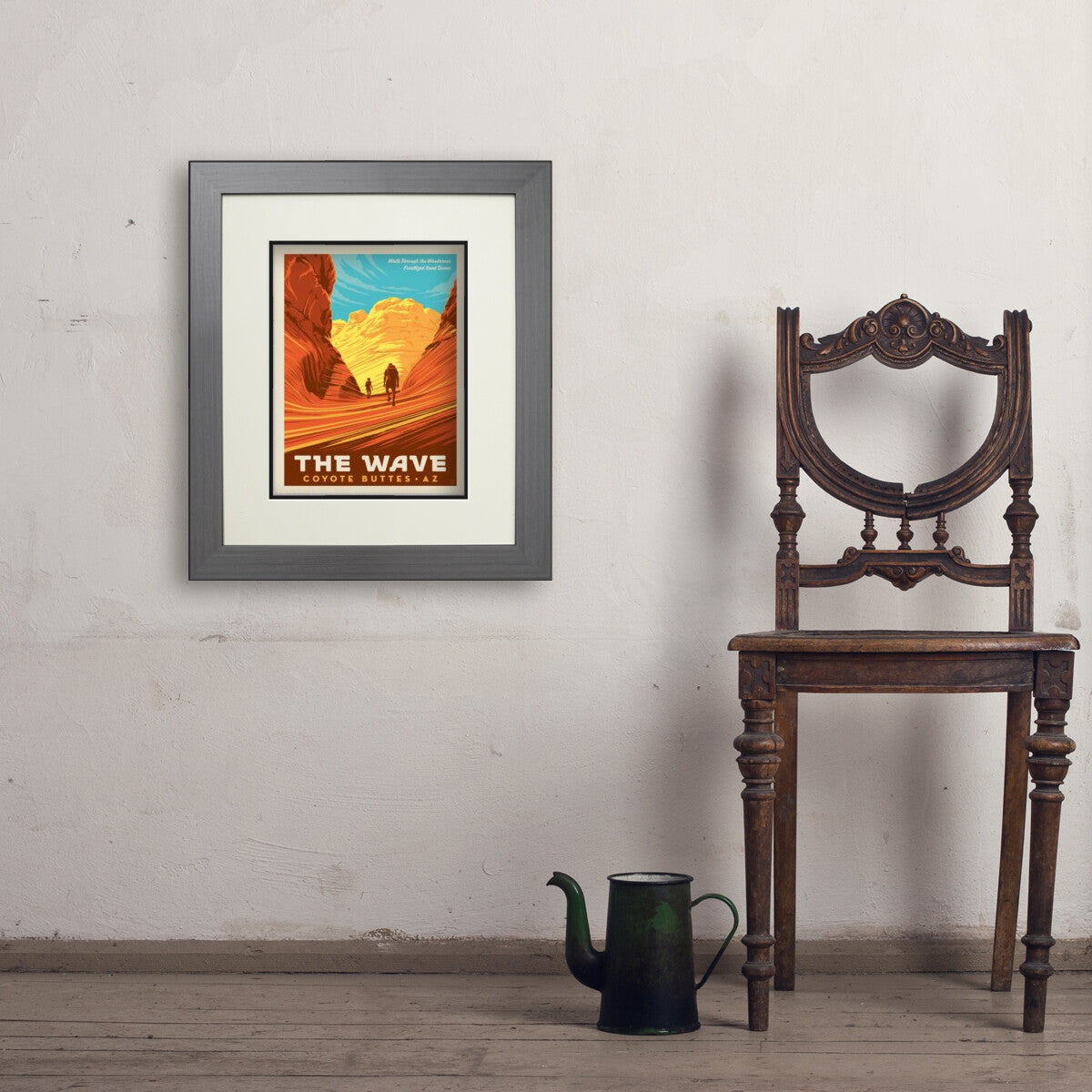 Coyote Buttes, AZ: The Wave — National Monument Poster | Art Print
