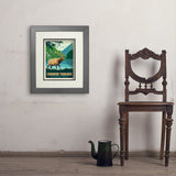Caribou-Targhee National Forest - Art Print, 11x14 / Deluxe / Gray