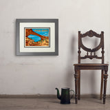 Natural Bridges National Monument, UT - Art Print, 11x14 / Deluxe / Gray