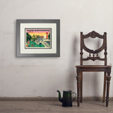 San Antonio, TX: River Walk (Horizontal) - Art Print, 11x14 / Deluxe / Gray
