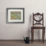 50-State Multi-Image Design - Art Print, 11x14 / Deluxe / Gray
