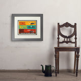 Cicada Invasion: Sing. Mate. Die. (Horizontal) - Art Print, 11x14 / Deluxe / Gray