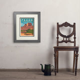 Pecos National Historical Park, NM - Art Print, 11x14 / Deluxe / Gray