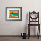 Monterey, California: Lovers Point Park - Art Print, 11x14 / Deluxe / Gray