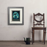 20,000 Leagues Under the Sea: Jules Verne - Art Print, 11x14 / Deluxe / Gray